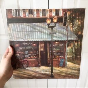 Canvas Print of French Storefront